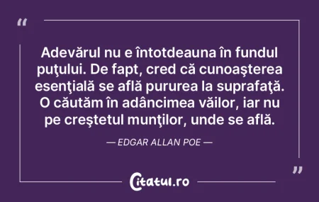 La ce bun să spună adevărul, dacă mi... La ce bun să spună adevărul, dacă mi...