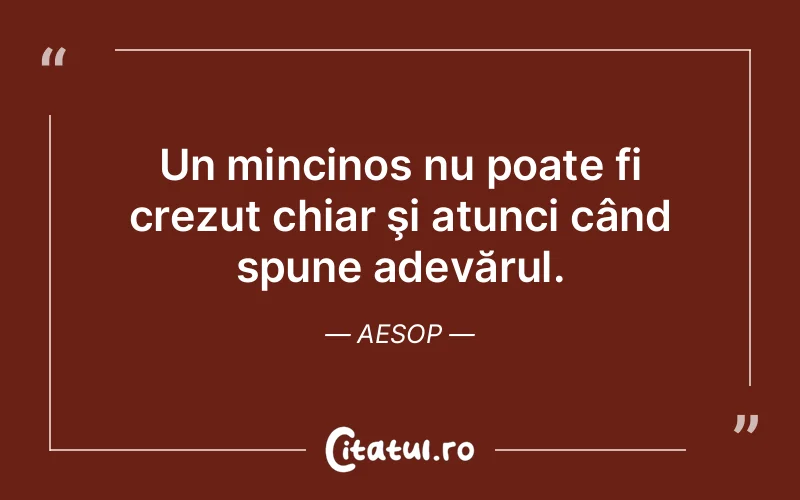 Citat Aesop - citate viata