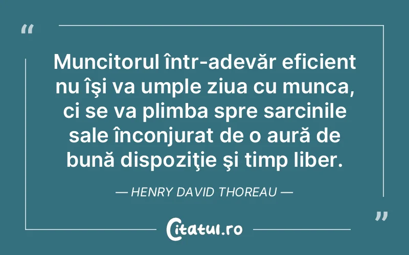Citat Henry David Thoreau - citate viata