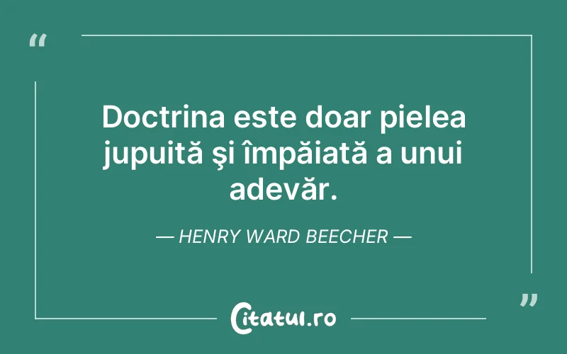Citat Henry Ward Beecher - citate viata