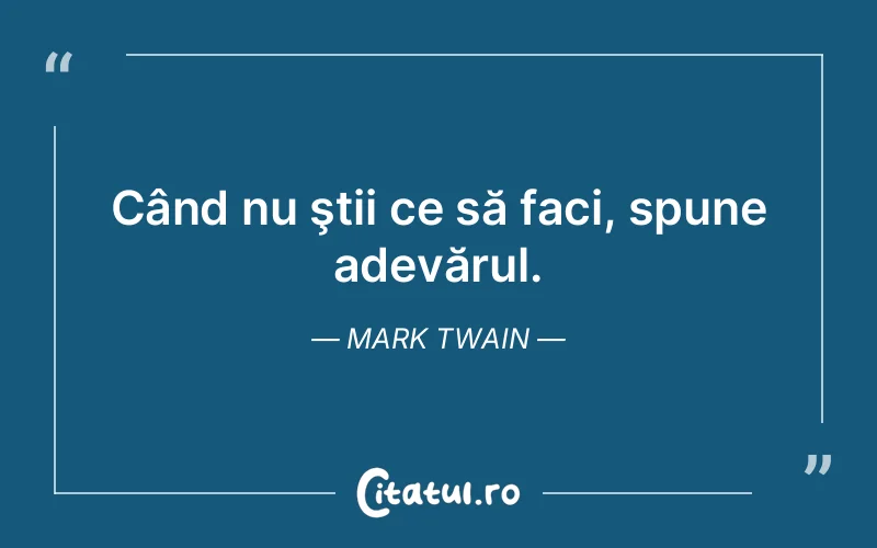 Citat Mark Twain - citate viata