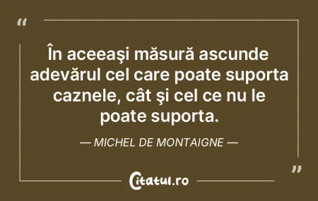 În loc ca sfaturile şi preceptele adev...