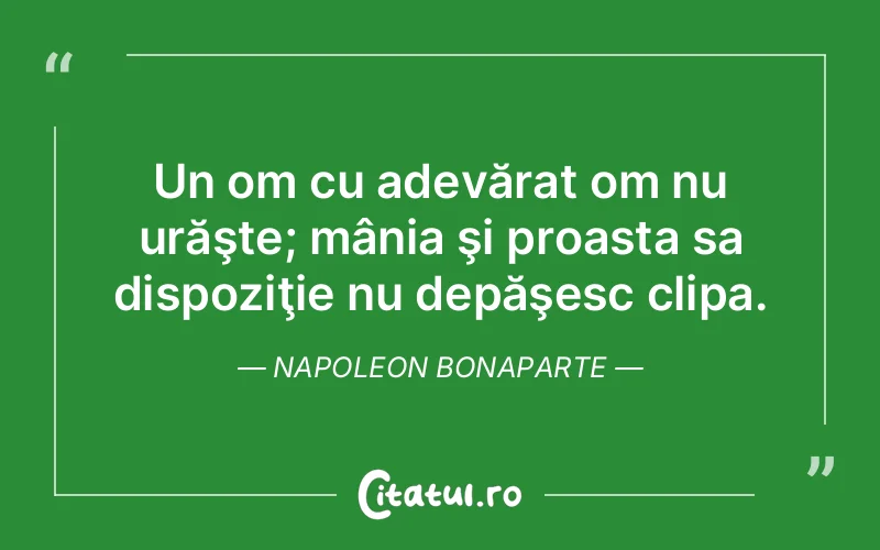 Citat Napoleon Bonaparte - citate viata