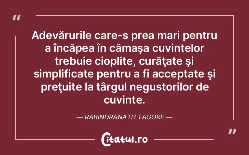 Citat Rabindran - citate viata