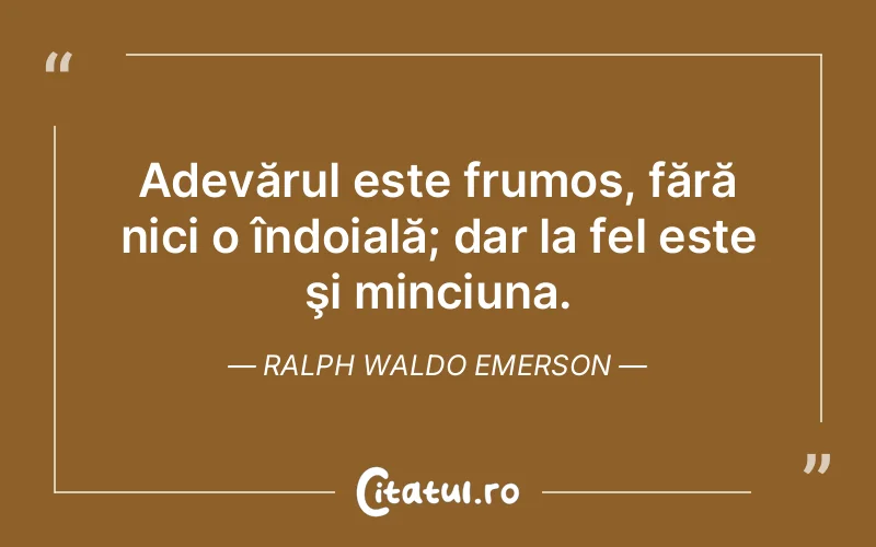 Citat Ralph Waldo Emerson - citate viata