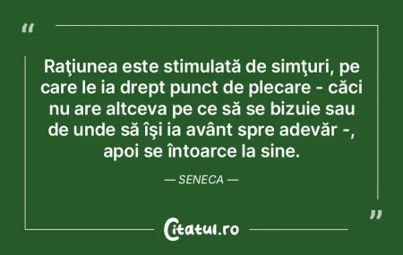 Adevărul nu piere niciodată. Seneca