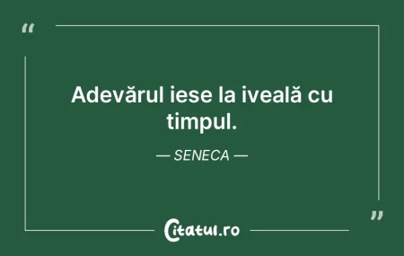 Adevărul este ca un leu. Nu trebuie să...