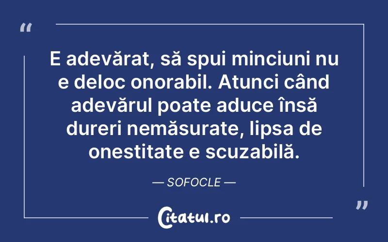 Citat Sofocle - citate viata