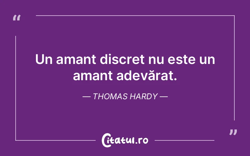 Citat Thomas Hardy - citate viata