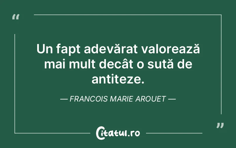 Citat Francois Marie Arouet - citate viata