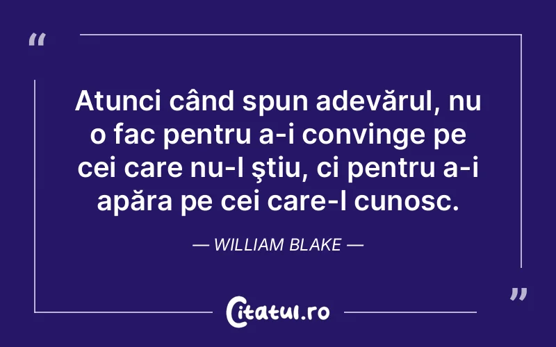 Citat William Blake - citate viata