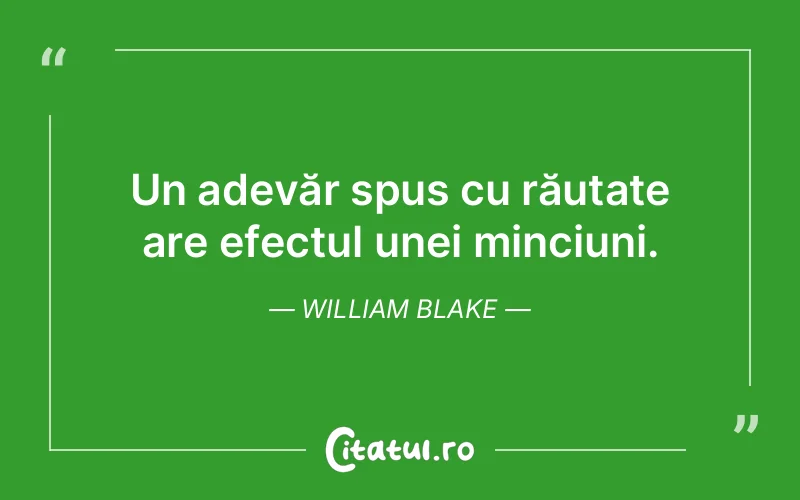 Citat William Blake - citate viata