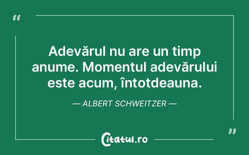 Citat Albert Schweitzer - citate viata