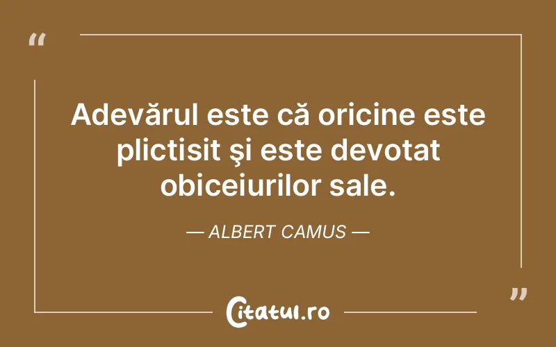 Citat Albert Camus - citate viata