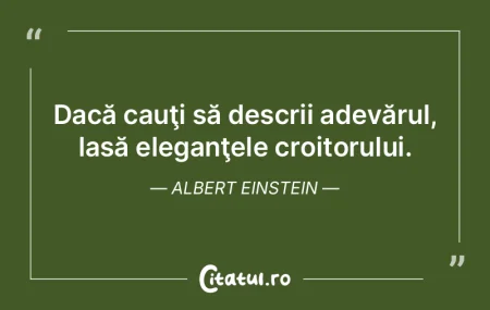 Un adevăr fără interes poate fi eclip... Un adevăr fără interes poate fi eclip...