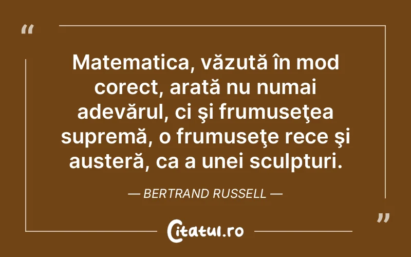 Citat Bertrand Russell - citate viata