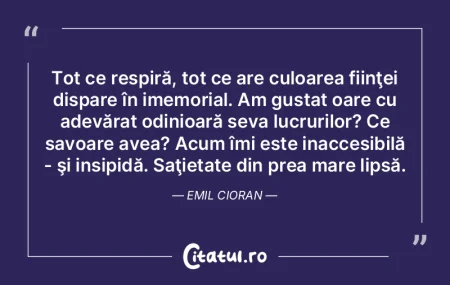 Pentru că am căutat adevărul, era ine...