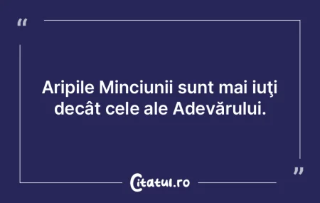 Adevărul te poate crucifica, dar doar e...