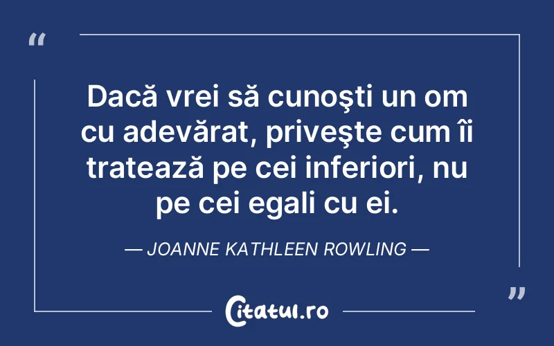 Citat Joanne Kathleen Rowling - citate viata