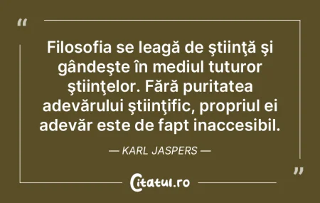 Adevărul poate fi descoperit, dar nu po...