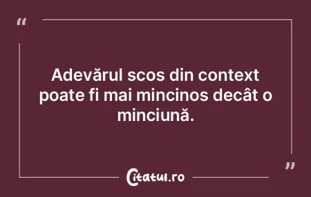 Datoria noastră în faţa unui adevăra... Datoria noastră în faţa unui adevăra...