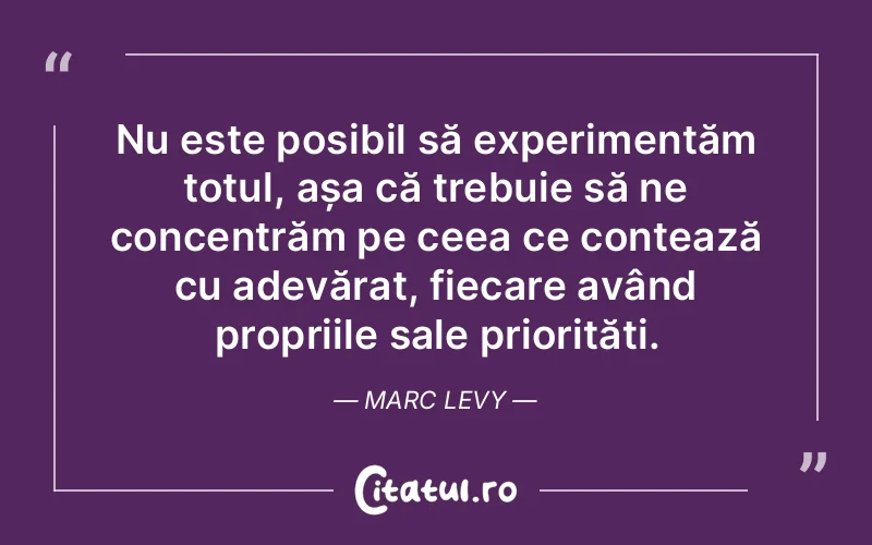 Citat Marc Levy - citate viata