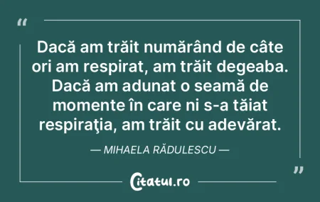 A fi într-adevăr ceva înseamnă impli...