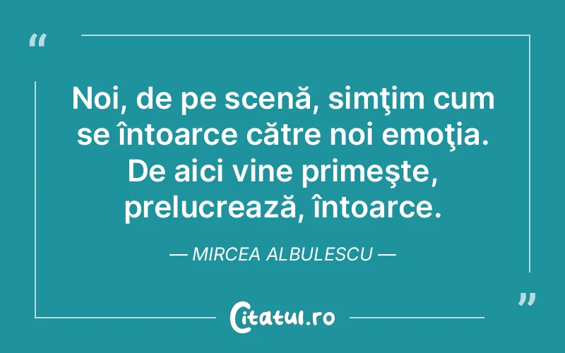Citat Mircea Albulescu - citate viata