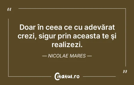 N-a ştiut că pentru a cunoaşte adevă... N-a ştiut că pentru a cunoaşte adevă...