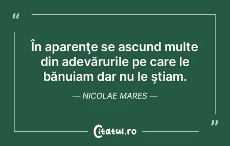 Adevărul cel adevărat ajunge să fie p...