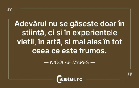 Aflarea adevărului însingurează. Nico... Aflarea adevărului însingurează. Nico...