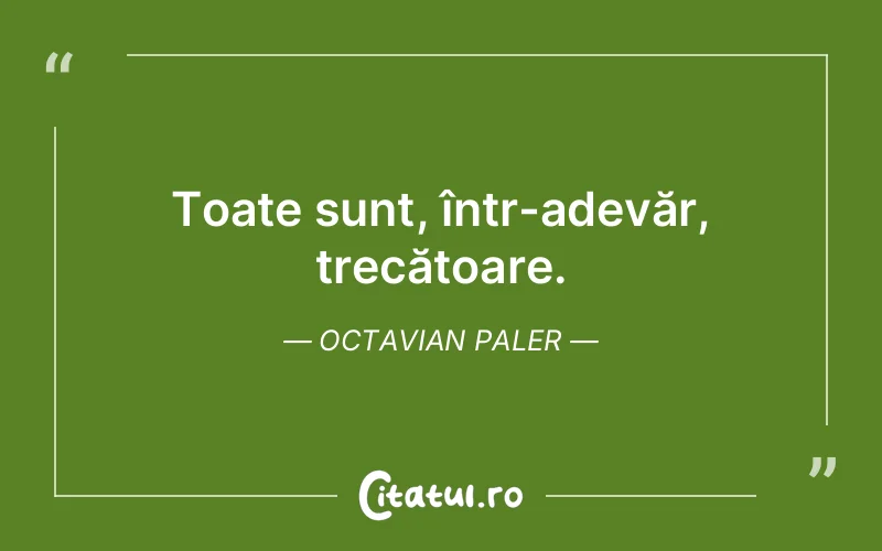 Citat Octavian Paler - citate viata