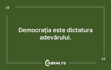 Minciuna e un adevăr cotidian.