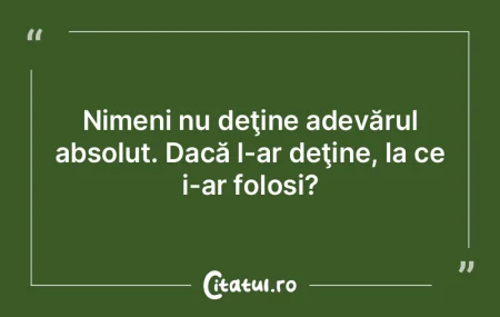 Aşa am crezut şi eu, că politicienii ...