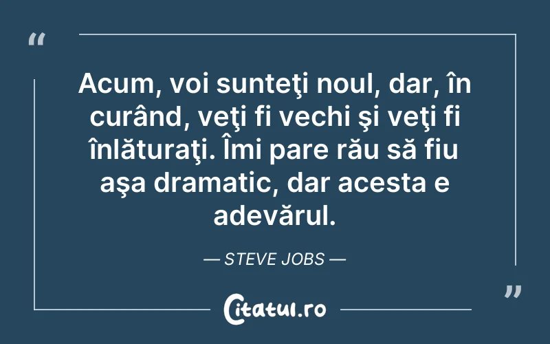 Citat Steve Jobs - citate viata
