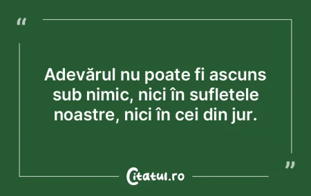 Să trăim cu adevărat dincolo de noi, ...
