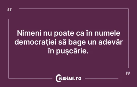 Nimeni nu poate pretinde că justiÅ£ia Ã... Nimeni nu poate pretinde că justiÅ£ia Ã...