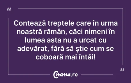 Să nu alergăm niciodată după un vân...