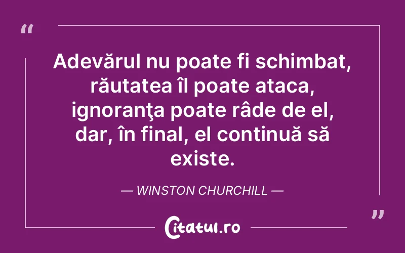 Citat Winston Churchill - citate viata