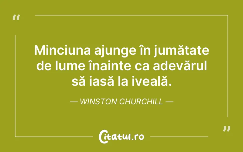Citat Winston Churchill - citate viata