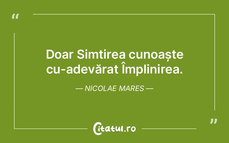 Citat Nicolae Mares - citate viata