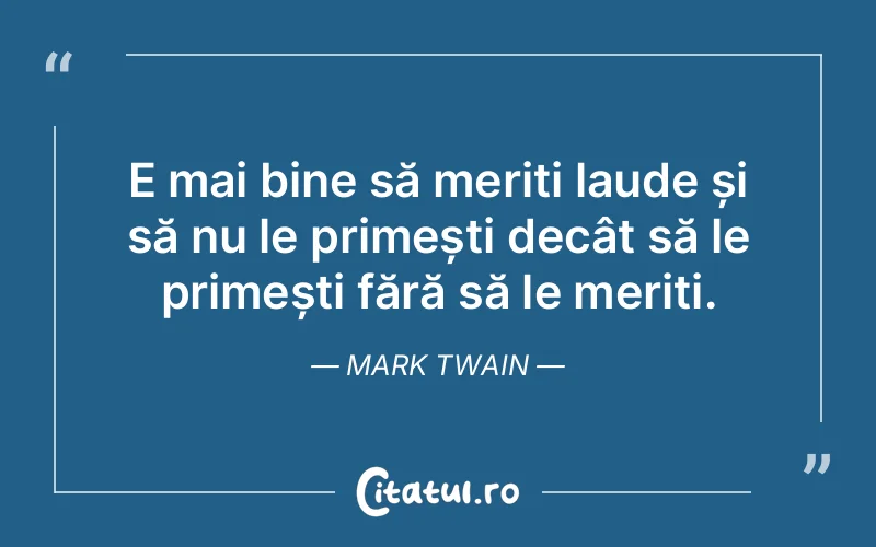 Citat Mark Twain - citate viata