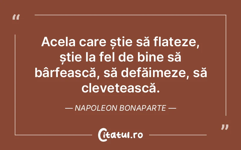 Citat Napoleon Bonaparte - citate viata