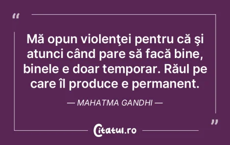 Să nu facem răul, dar nici binele cu s...