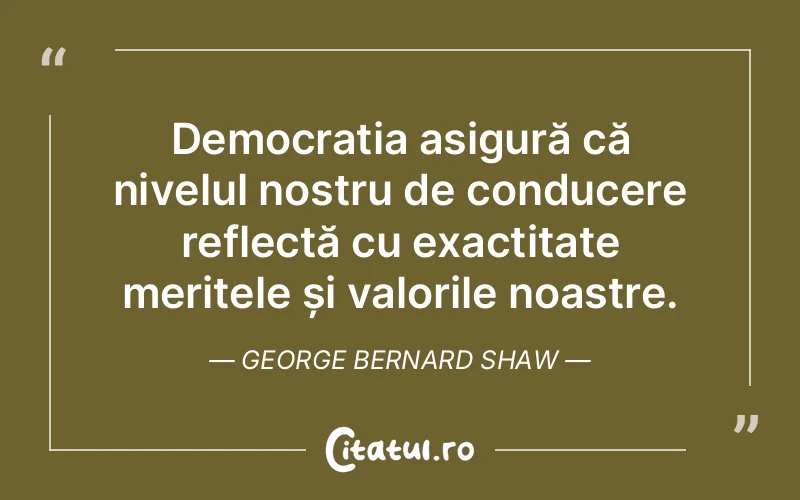 Citat George Bernard Shaw - citate viata