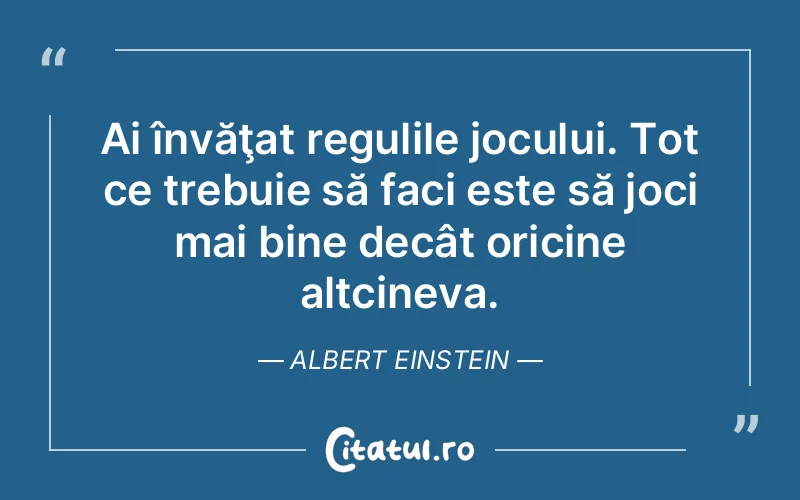 Citat Albert Einstein - citate viata