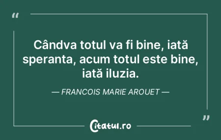 E bine sa-ti urmezi propriul drum, dar n...