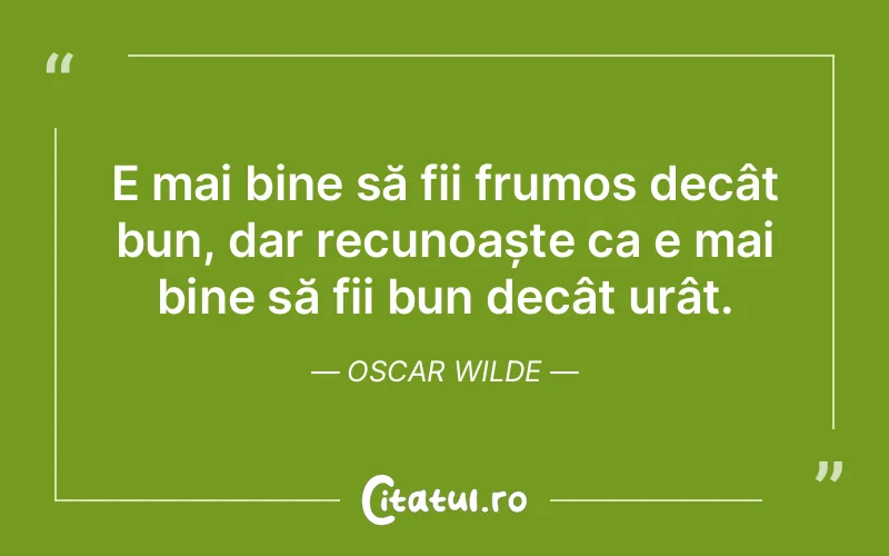 Citat Oscar Wilde - citate viata