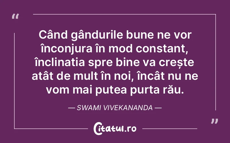 Citat Swami Vivekananda - citate viata