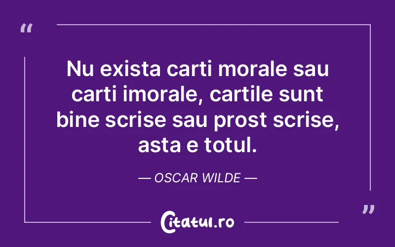 Citat Oscar Wilde - citate viata